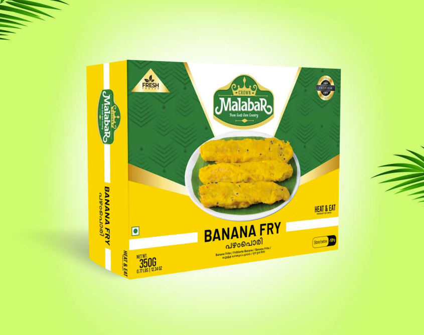 Crown Malabar Crown Malabar Banana Fry Frozen 350G